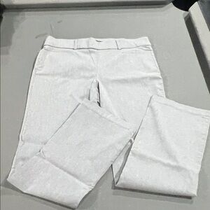 Maurices Crisp White Straight Leg Pants